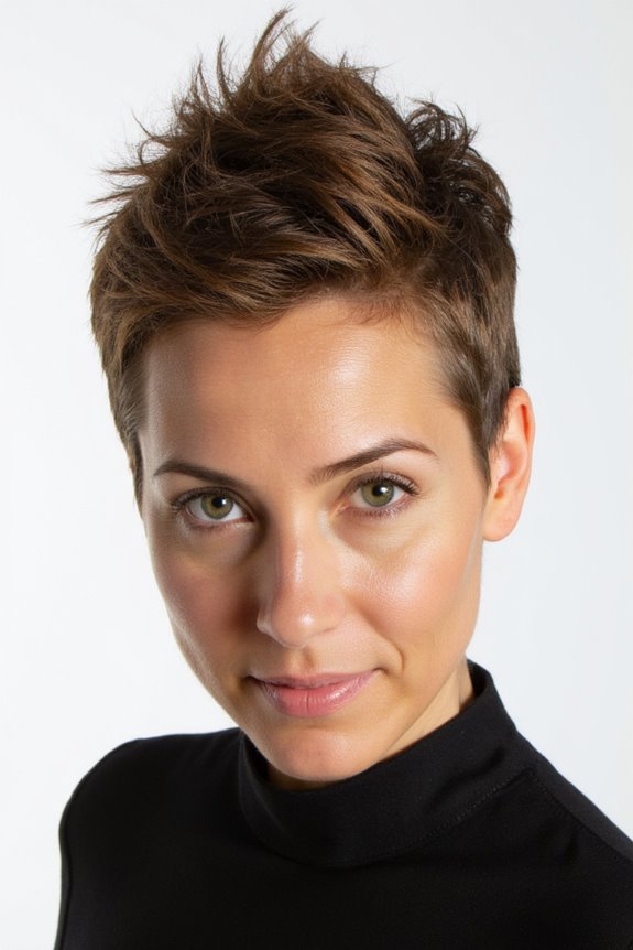 34+ Edgy Pixie Cuts for Women of All Ages and Hair Textures in 2025 25 voluminous pixie hairstyle tips