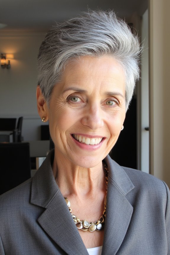 23+ Perfect Pixie Haircuts for Women Over 70 to Pull Off in 2025 63 voluminous pixie with elegance