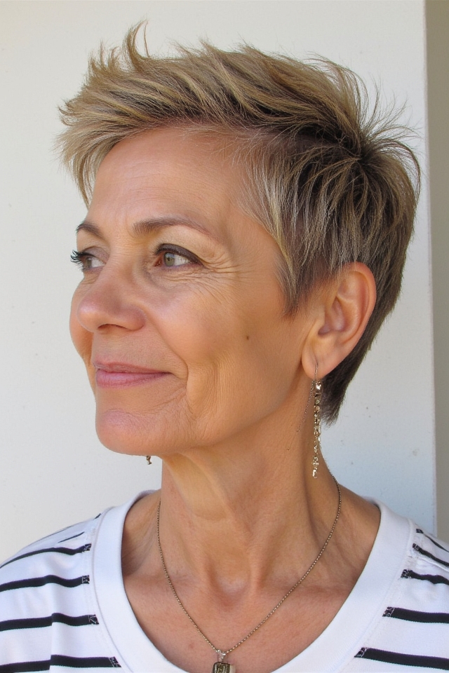 50+ Fabulous Short Haircuts Women Over 60 Are Getting in 2025 122 voluminous side swept pixie hairstyle