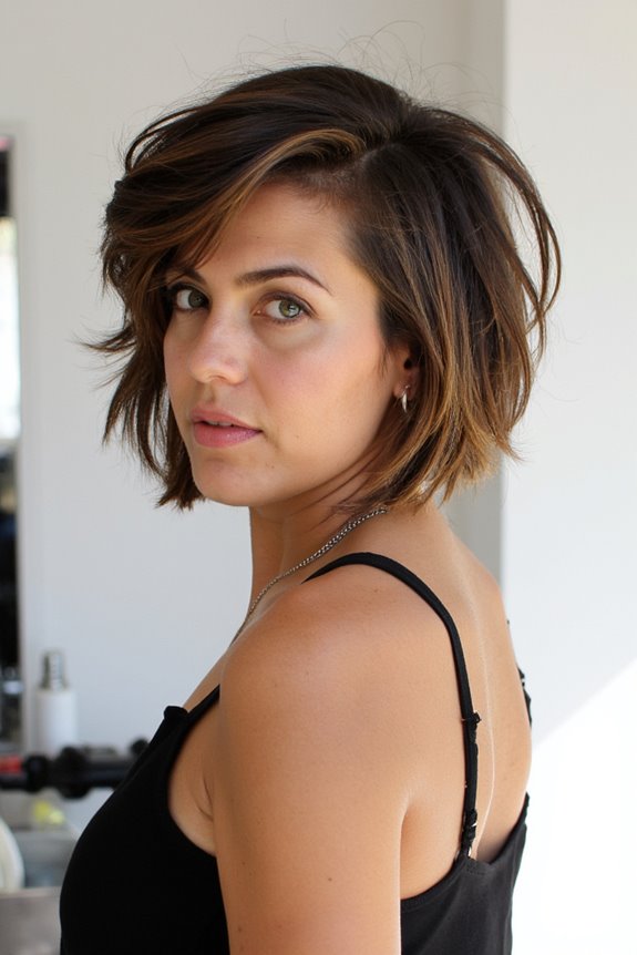 40+ Fantastic Short, Choppy Bob Haircuts for a Modern Look in 2025 77 voluminous textured choppy bob