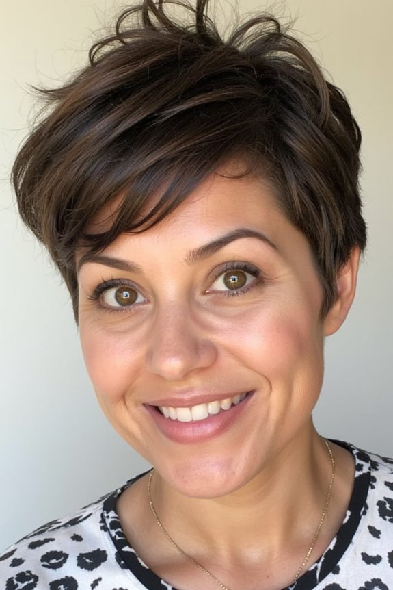 35+ Most Flattering Ways to Get a Pixie Cut for Round Face Shapes in 2025 46 voluminous tousled pixie cut