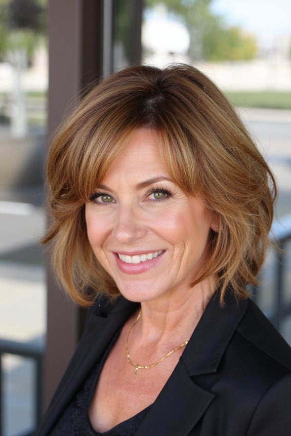 46+ Sexiest Short Hairstyles for Women Over 40 in 2025 55 voluminous youthful stacked bob