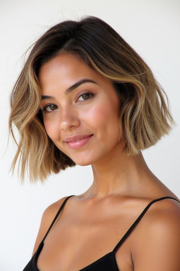 30+ Short Wavy Bob Haircuts Trending Right Now in 2025 82 wavy bob middle part