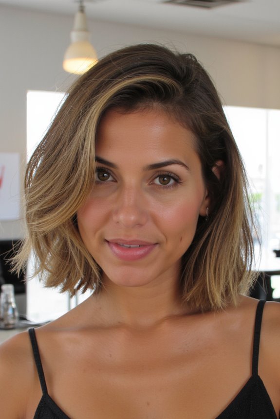 30+ Short Wavy Bob Haircuts Trending Right Now in 2025 74 wavy bob with asymmetry