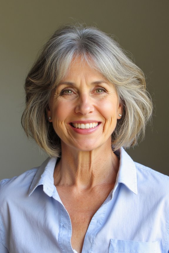41+ Easy and Stylish Short Bobs With Bangs for Women Over 60 in 2025 109 wavy bob with light bangs