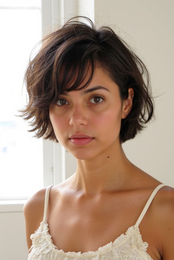 40+ Messy Short Hairstyles That Are Effortlessly Chic in 2025 99 wavy short hair elegance