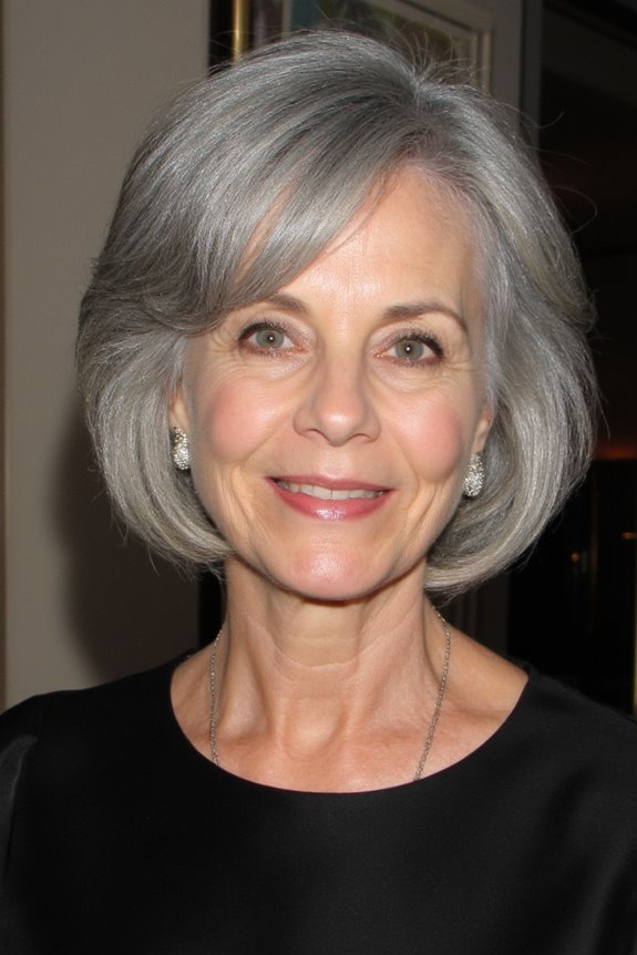 28+ Stylish Wedge Haircuts for Women Over 60 in 2025 36 wedge cut bangs elegance