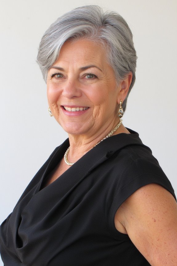 28+ Stylish Wedge Haircuts for Women Over 60 in 2025 58 wedge cut with highlights
