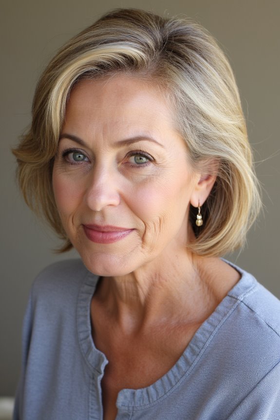 15+ Stylish Wedge Haircuts for Women Over 50 in 2025 21 wedge haircut highlights sophistication