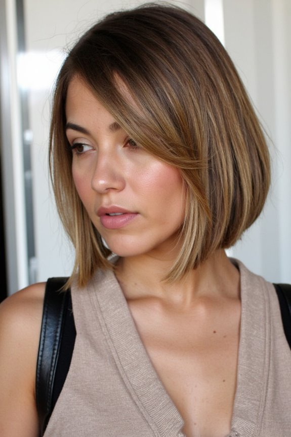 Top 22+ Short Inverted Bob Haircuts Trending in 2025 61 wispy bangs with inverted bob