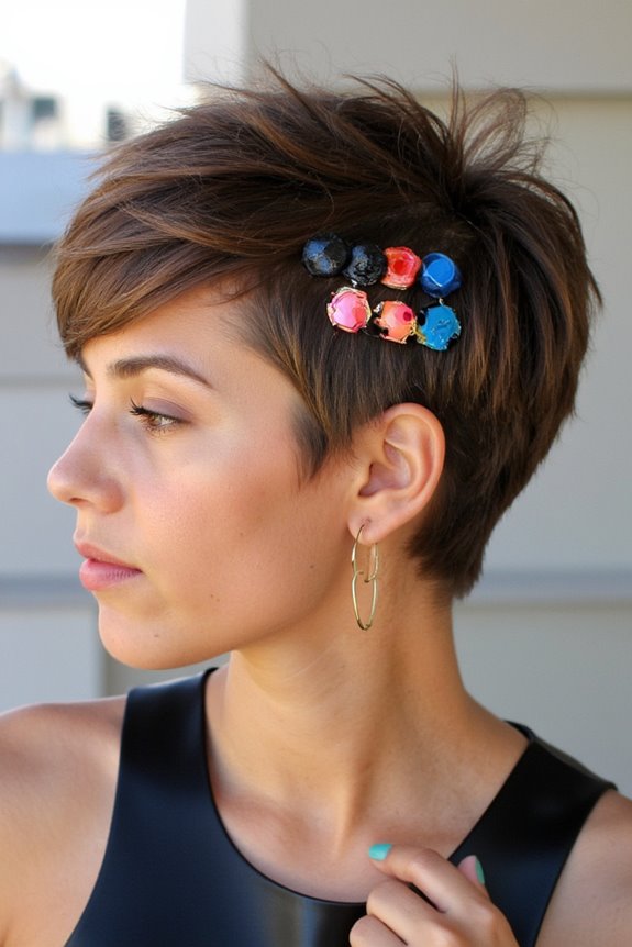 The "Wixie Cut" Hair 2025 Trend: 31 Incredible Ways to Get It 46 wixie cut accessorized boldly