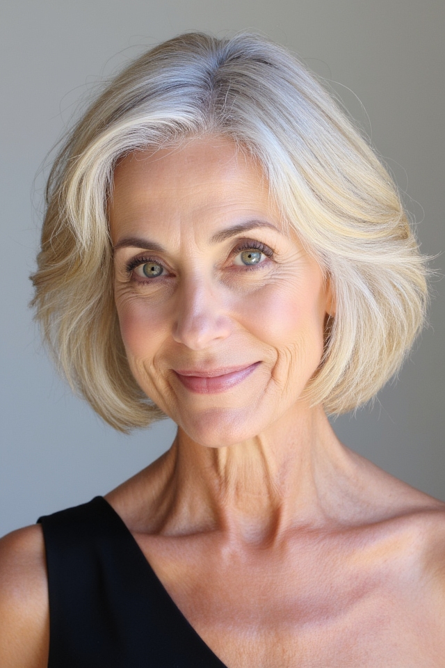 42+ Classic Short Bob Haircuts for Ladies Over 60 Who Want a Youthful Style in 2025 125 youthful layered bob curls